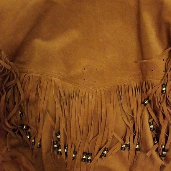 Western Wilson Vintage Fringe Leather Jacket - Picture 5 of 9